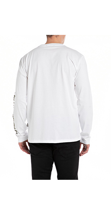 ベーシックジャージープリント ロングTシャツ 詳細画像